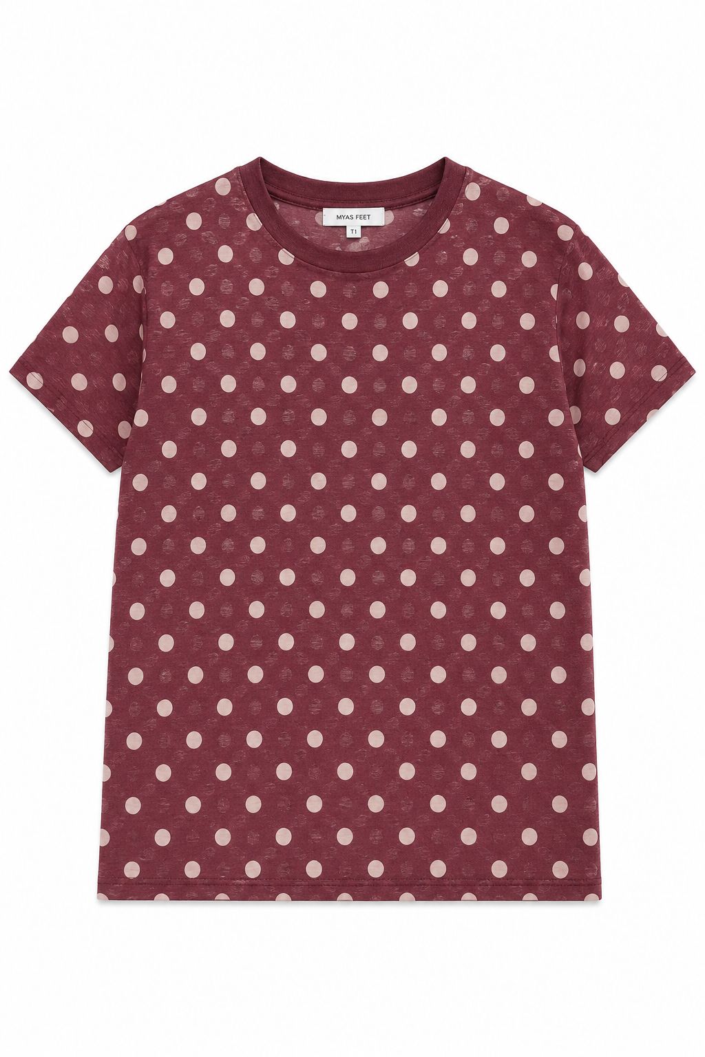 95bb3d15-cdfe-4c15-a2e3-b5e6cadf04bf MAGLIA A POIS IN MISTO LINO - India, TU
