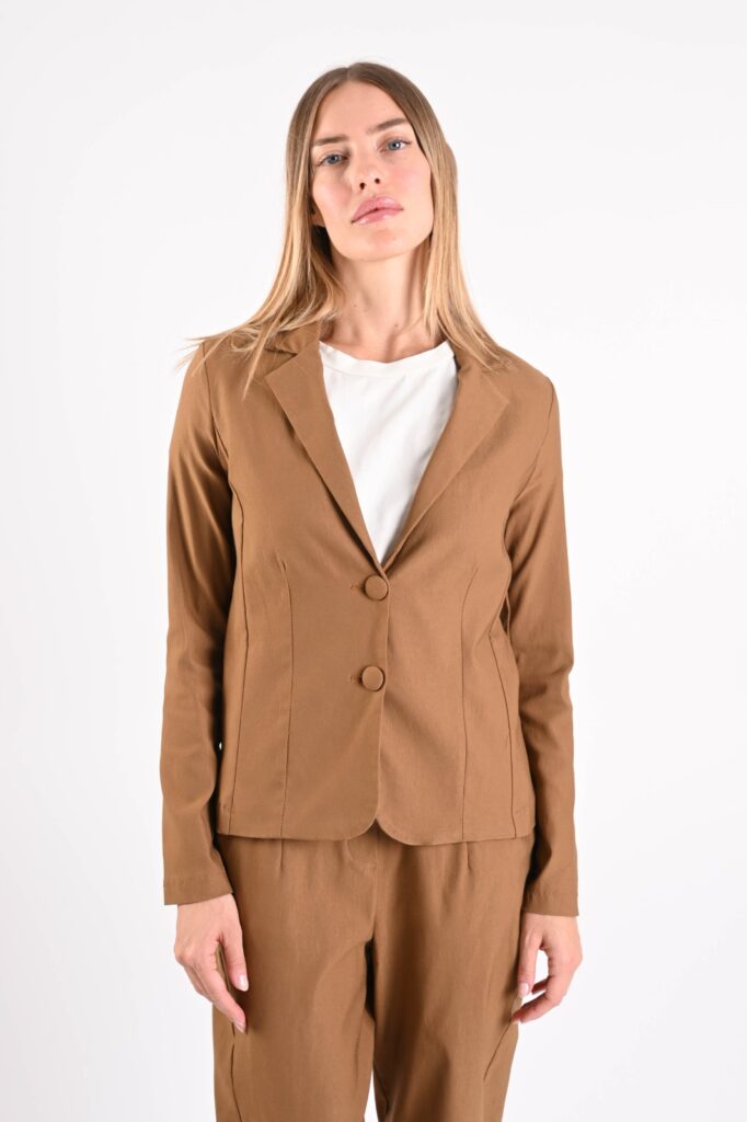 GIACCA BLAZER IN BENGALINA MONOPETTO 