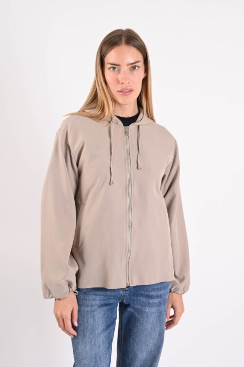 GIACCA BOMBER LEGGERA CON ZIP