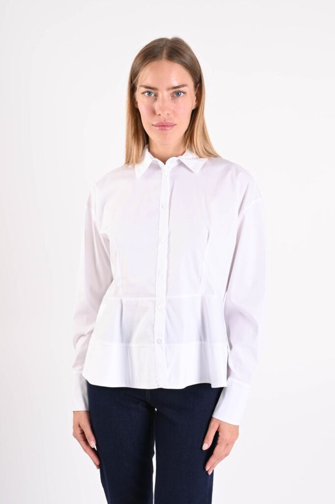 CAMICIA CON BALZA IN VITA 
