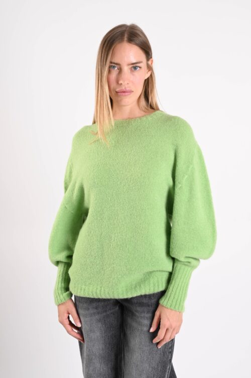 MAGLIONE MORBIDO CON MANICHE A SBUFFO