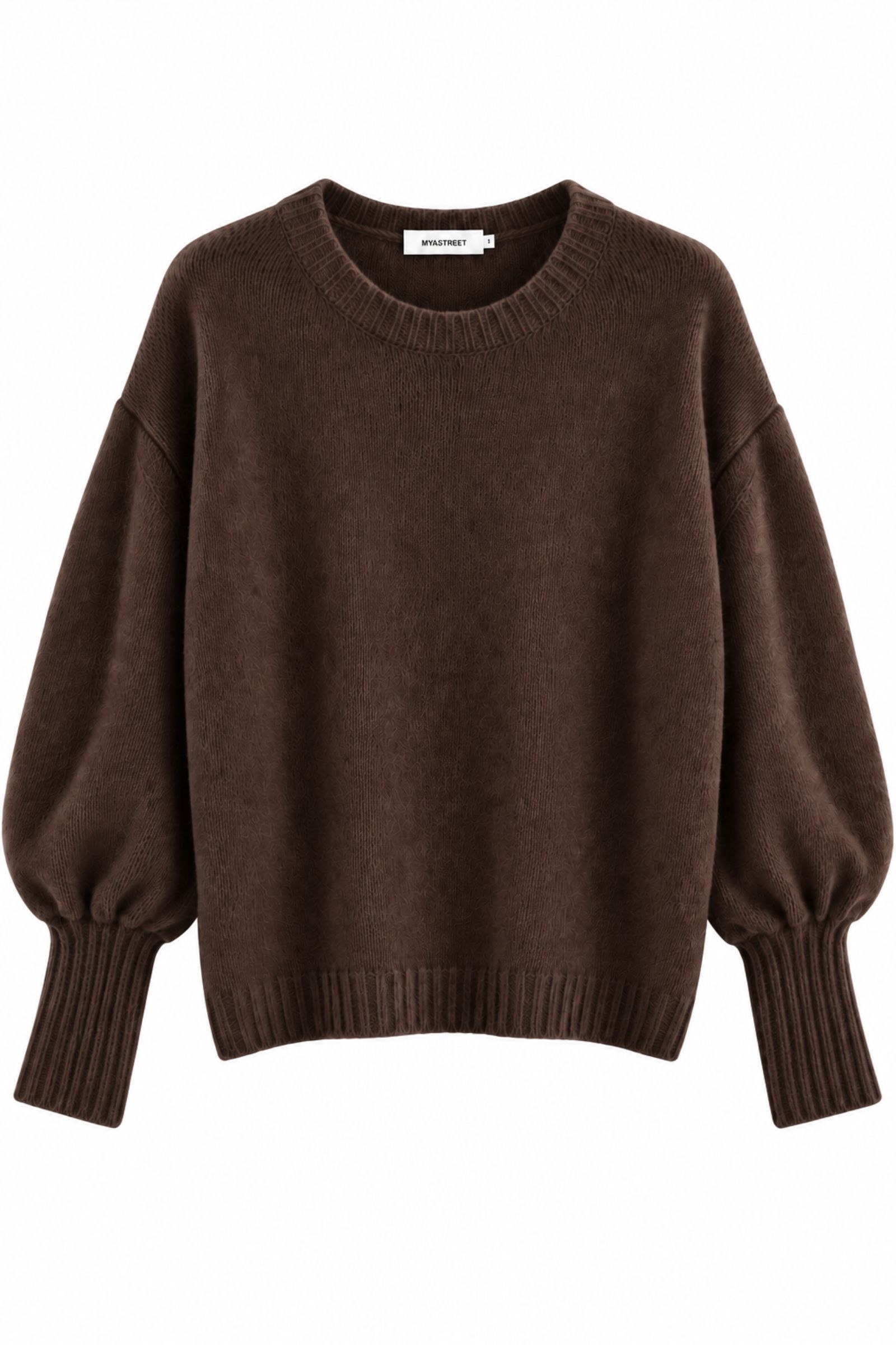 MD04140-06_MORO MAGLIONE MORBIDO CON MANICHE A SBUFFO - Moro, TU