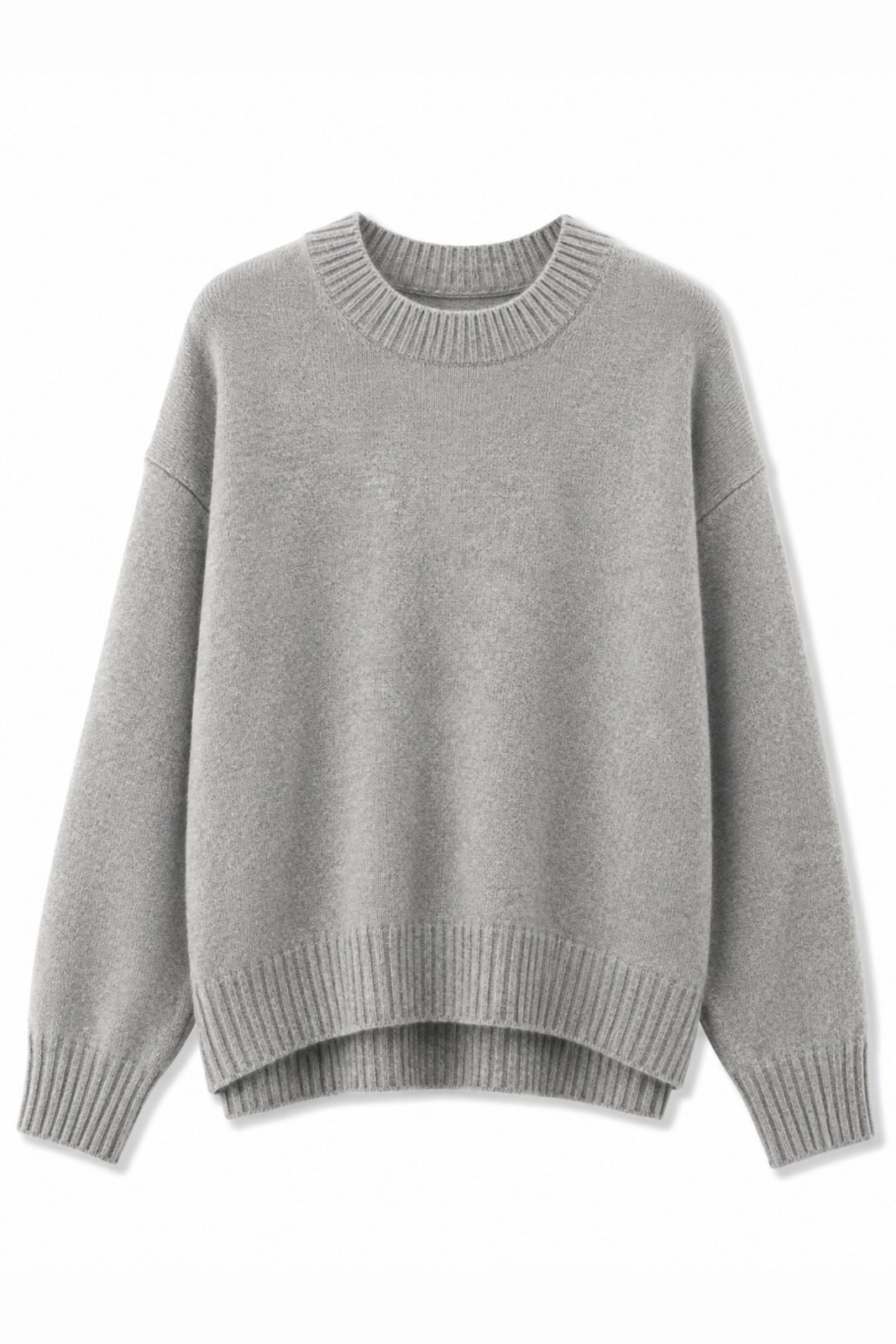 MD05159-06_GRIGIO MAGLIONE COMFORT FIT GIROCOLLO - Grigio, TU