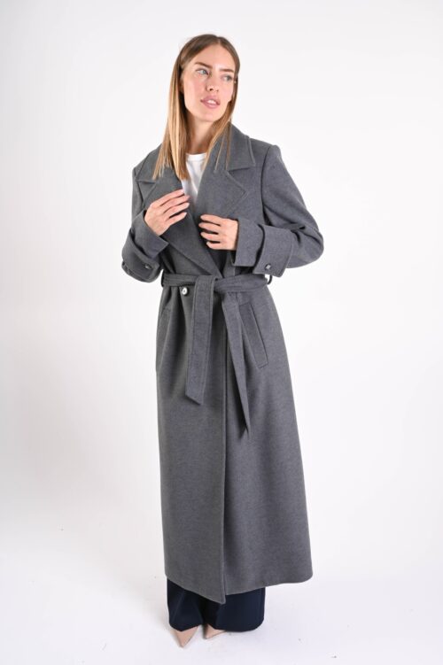 CAPPOTTO LUNGO CON CINTURA