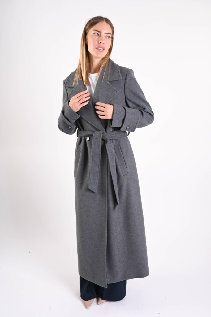 CAPPOTTO LUNGO CON CINTURA 