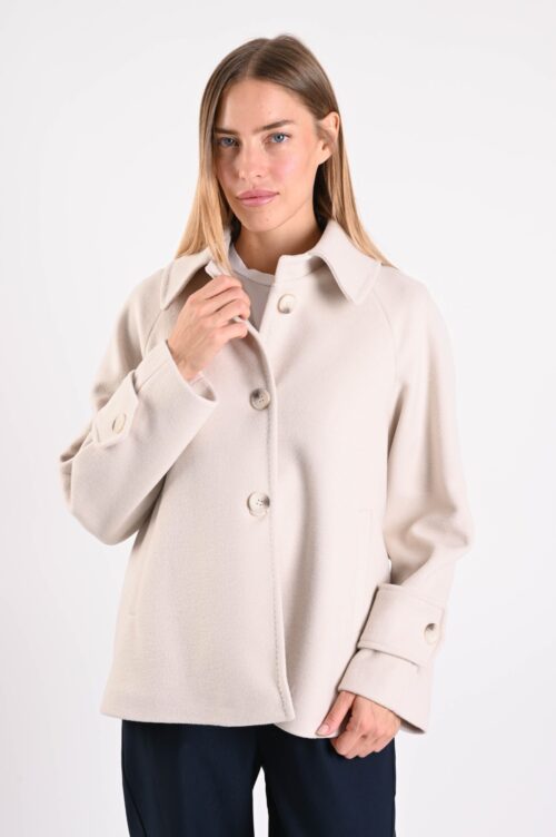 GIACCA CAPPOTTO CORTA CON COLLETTO