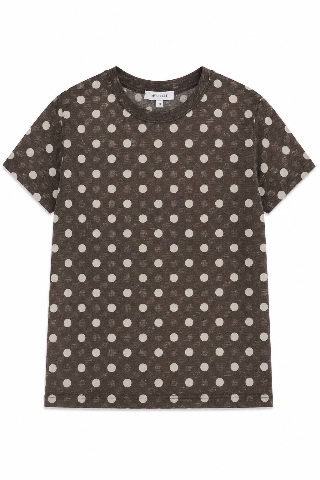 d0991006-3420-47d4-bac2-8d55d66649a4 MAGLIA A POIS IN MISTO LINO - Moor, TU