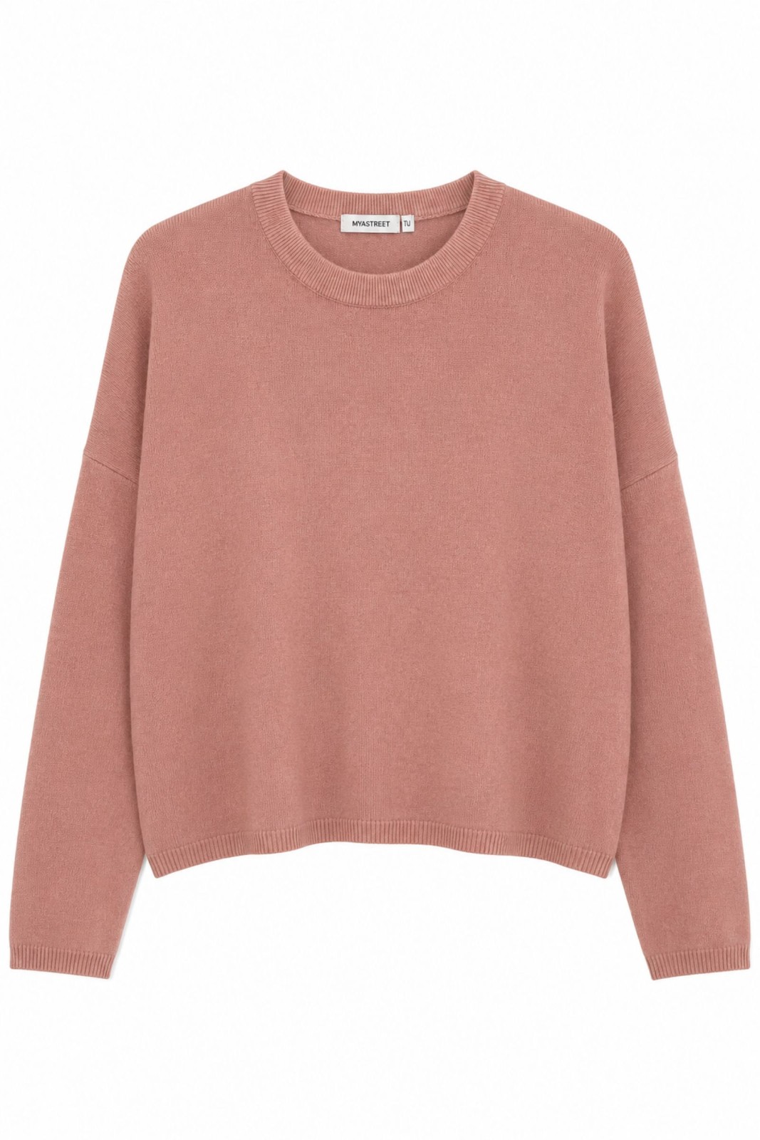 19 MAGLIONE GIROCOLLO MORBIDO - Rosa, TU