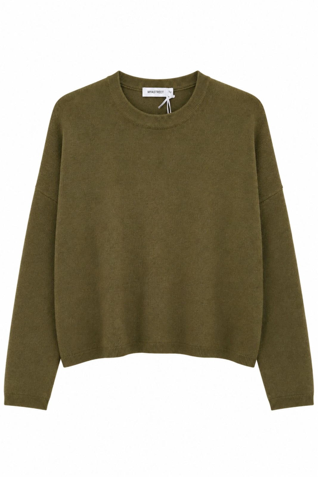 20 MAGLIONE GIROCOLLO MORBIDO - Militare, TU