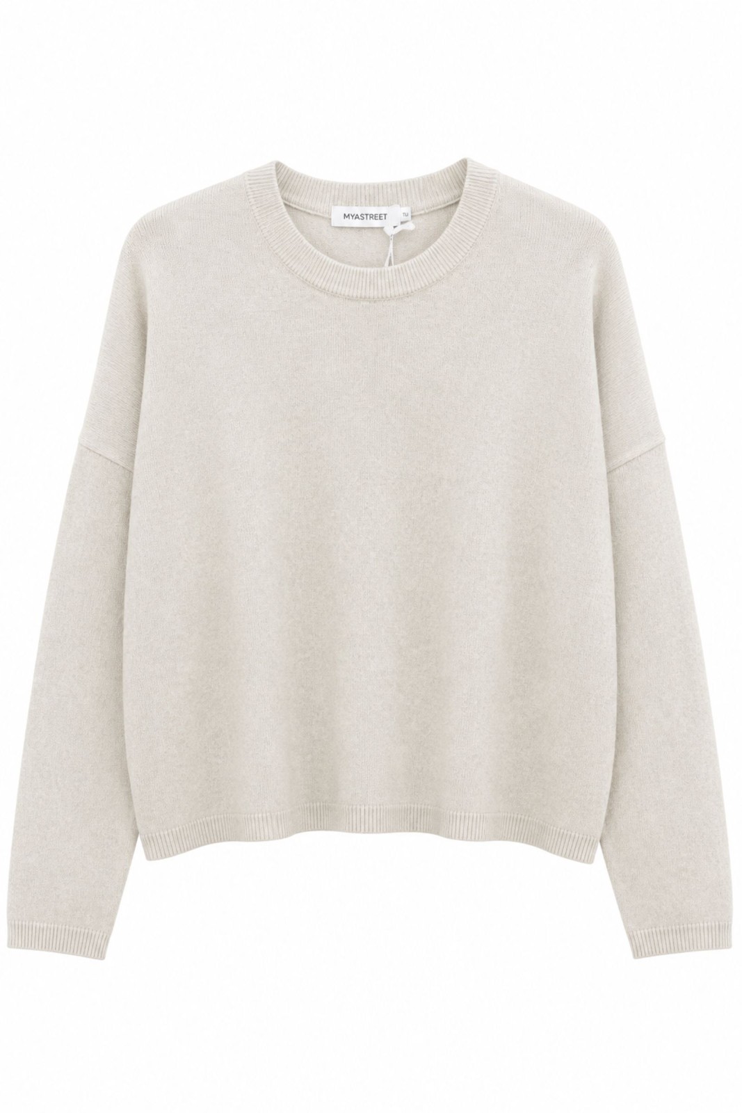 22 MAGLIONE GIROCOLLO MORBIDO - Gesso, TU