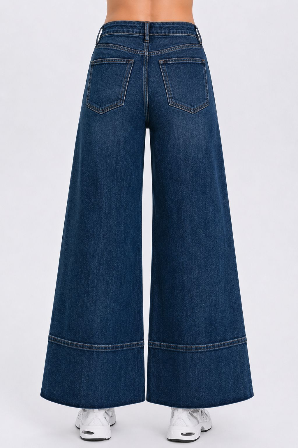 JEANS CROP A CAMPANA - immagine 4