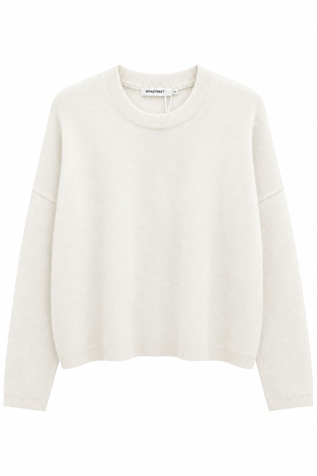 24 MAGLIONE GIROCOLLO MORBIDO - Panna, TU