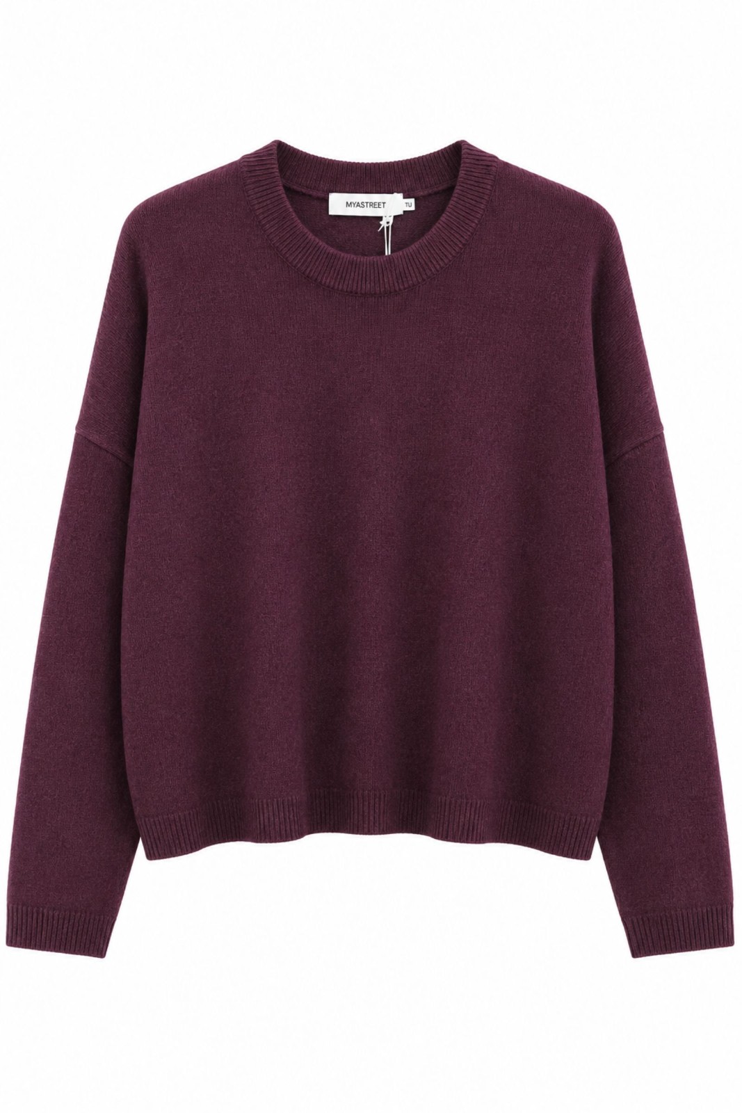 27 MAGLIONE GIROCOLLO MORBIDO - Prugna, TU