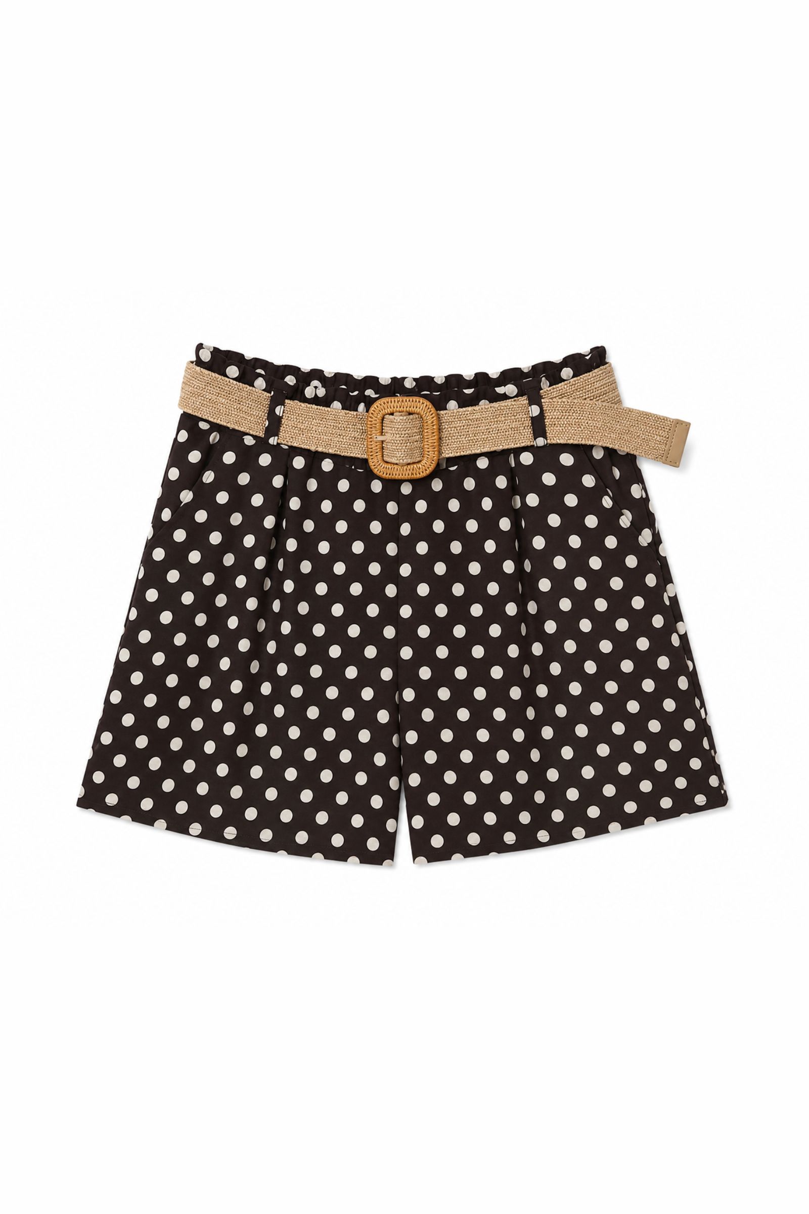 322 SHORTS IN MISTO LINO A POIS - Moro, S