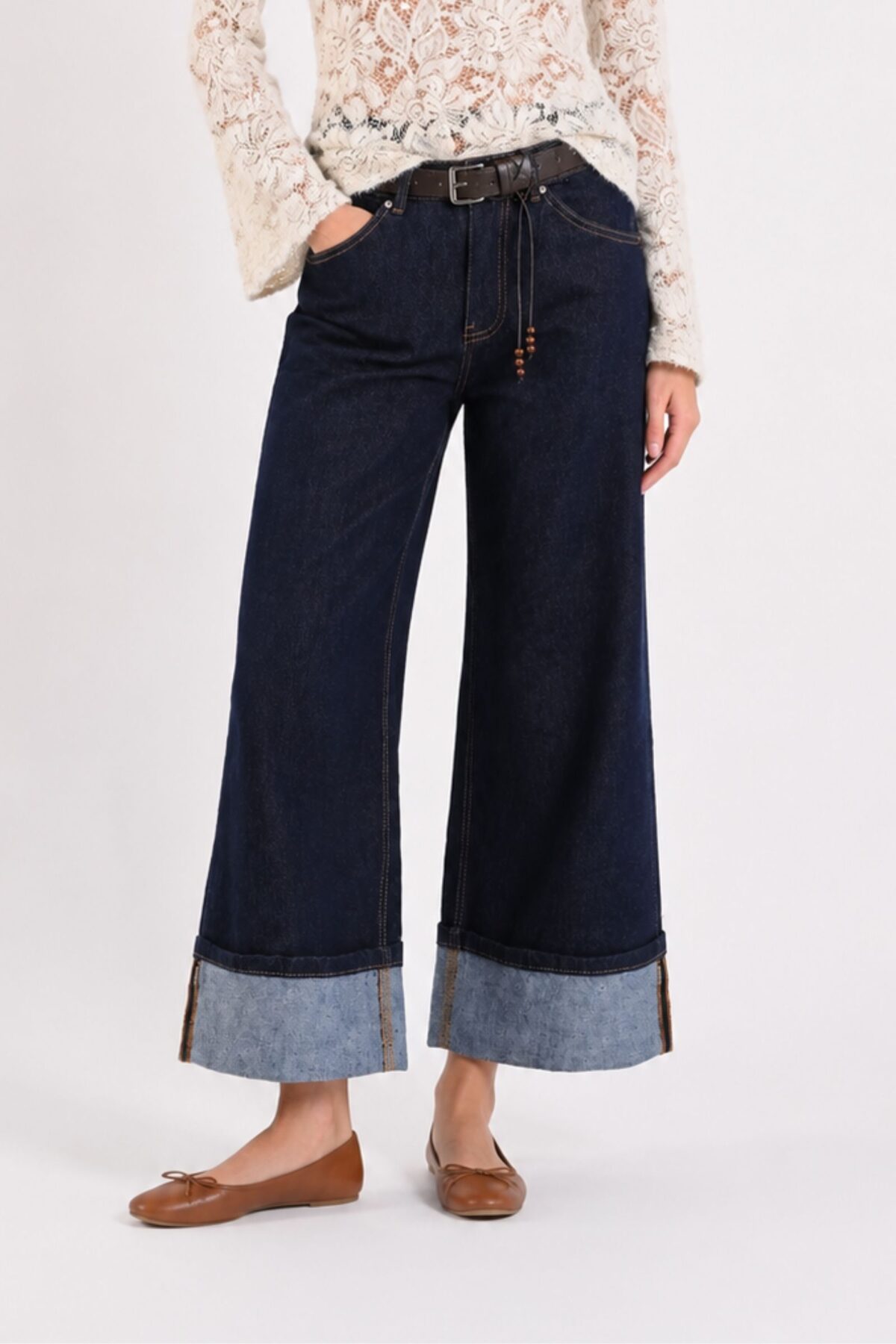 8-1-1200x1800 JEANS PALAZZO CROPPED CON MAXI RISVOLTO - Blue jeans, XS