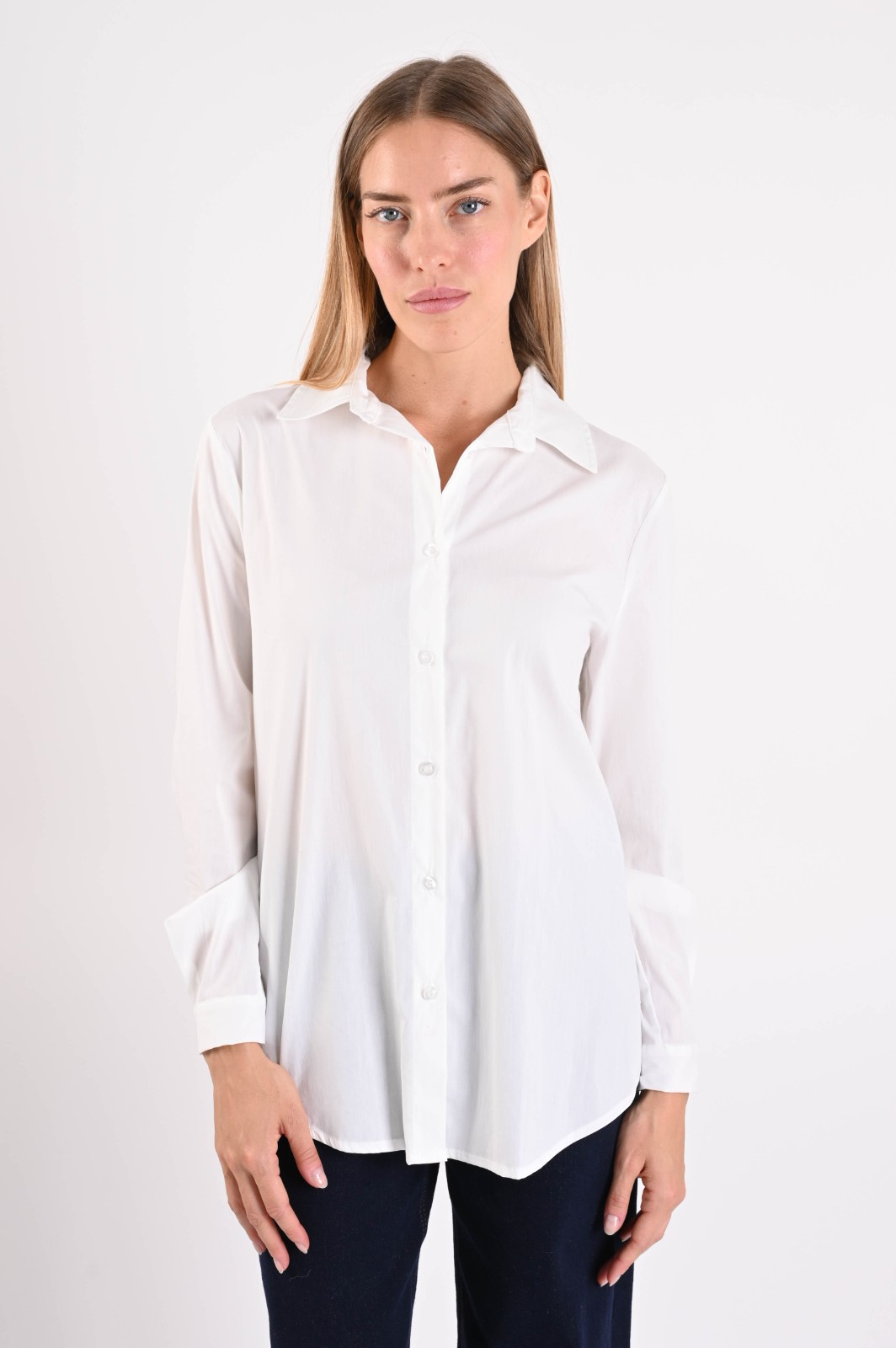 CAMICIA CON INSERTI IN PIZZO FLOREALE - immagine 3