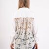 CAMICIA CON INSERTI IN PIZZO FLOREALE - immagine 4