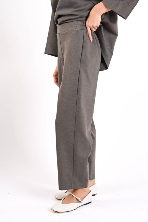 Alternative view of PANTALONI A SIGARETTA IN MAGLIA JERSEY