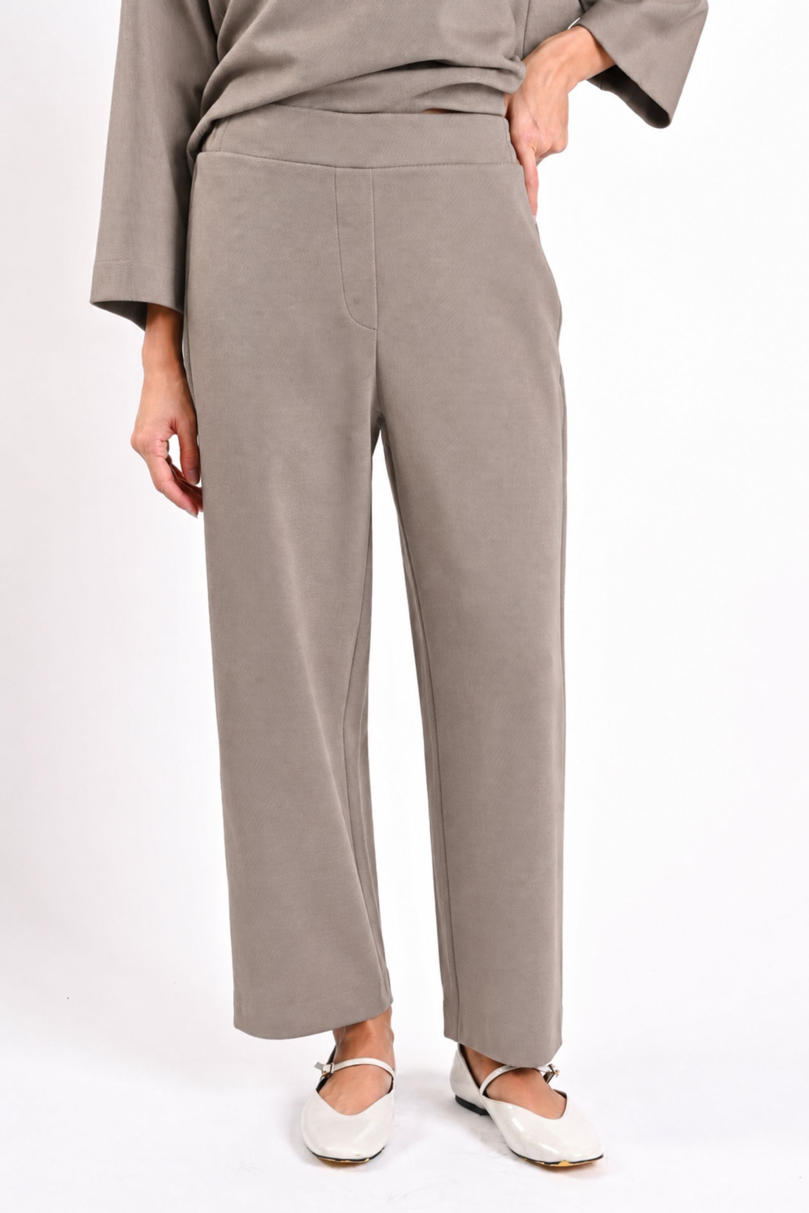 AM931-06_TORTORA PANTALONI A SIGARETTA IN MAGLIA JERSEY - Turtledove, XS