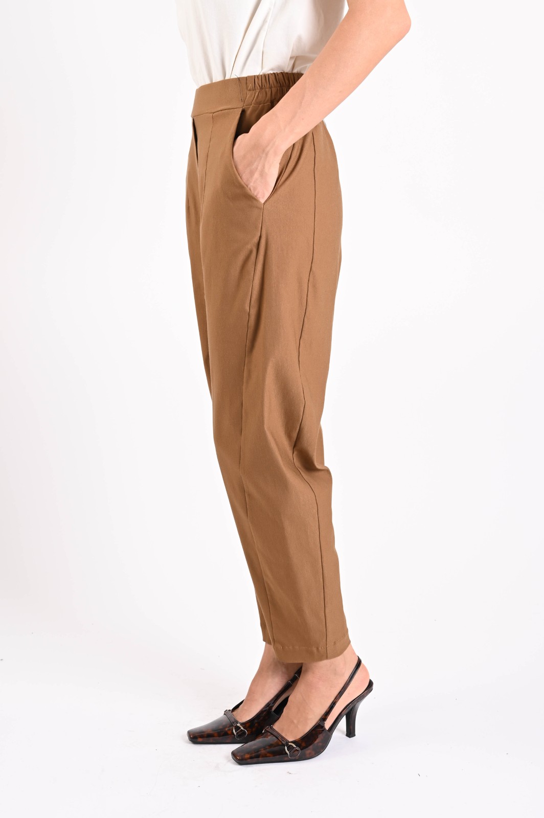 PANTALONE IN BENGALINA SLIM FIT - immagine 3