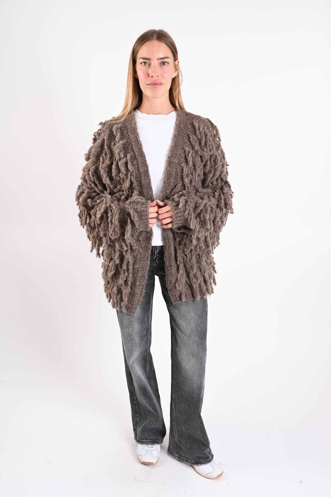 CARDIGAN MORBIDO CON FRANGE - immagine 5