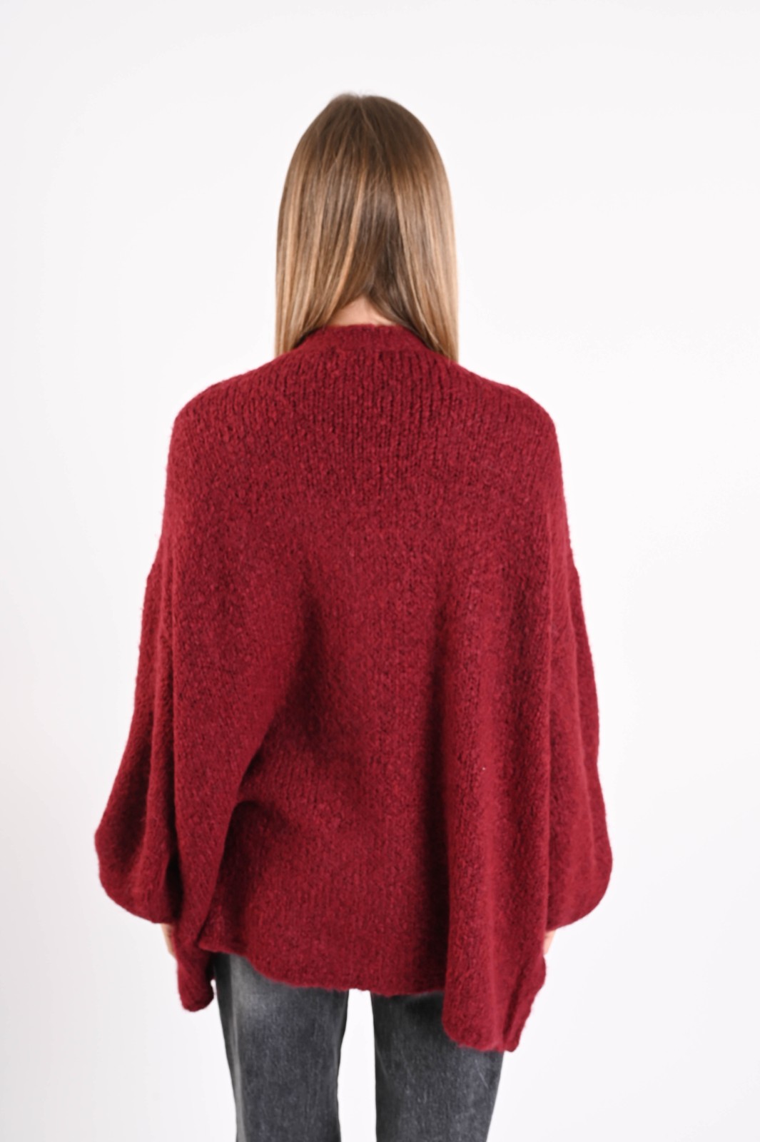 CARDIGAN OVERSIZE MORBIDO CON BOTTONI - immagine 3