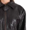 GIACCA IN ECOPELLE EFFETTO TRAPUNTATO CON ZIP - immagine 2