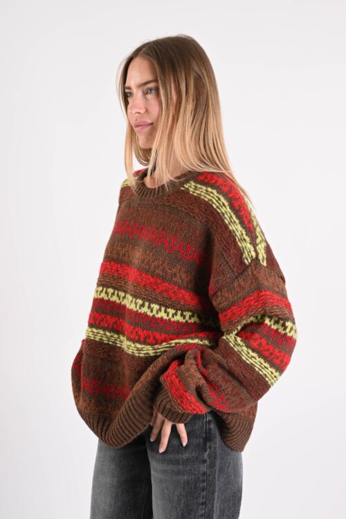 Alternative view of MAGLIONE JACQUARD OVERSIZE