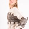 MAGLIONE JACQUARD CON FRANGE - immagine 2