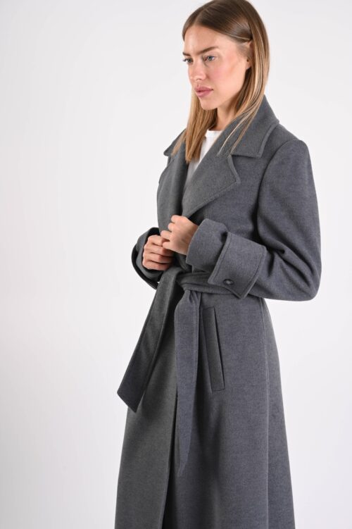 Alternative view of CAPPOTTO LUNGO CON CINTURA