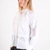 CAMICIA CON VOLANT IN VITA E SPILLA AL COLLO - immagine 3