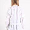 CAMICIA CON VOLANT IN VITA E SPILLA AL COLLO - immagine 4