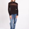 MAGLIA A COSTINE CON EFFETTO SEMITRASPARENZA - immagine 4