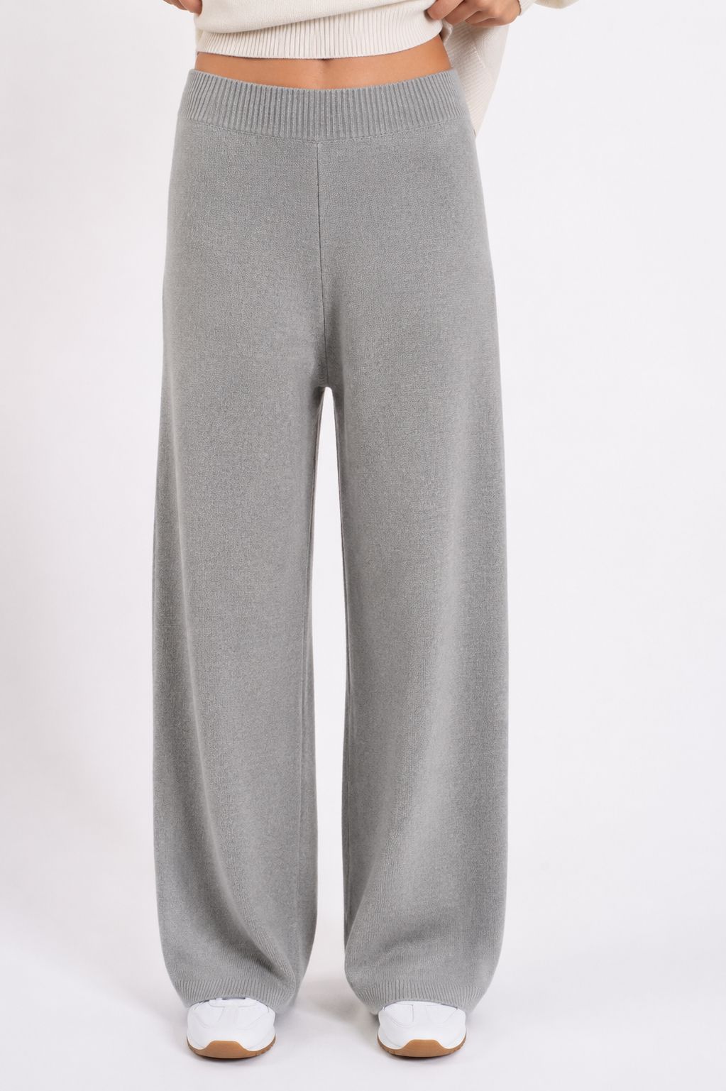 dd4ab1d5-fa20-4b0a-ae8a-d660ad3d4e82 PANTALONI A PALAZZO IN MAGLIA - Tortora, TU