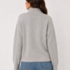 CARDIGAN CON ZIP E COLLO ALTO - immagine 3