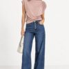 JEANS CON BOTTONI FRONTALI