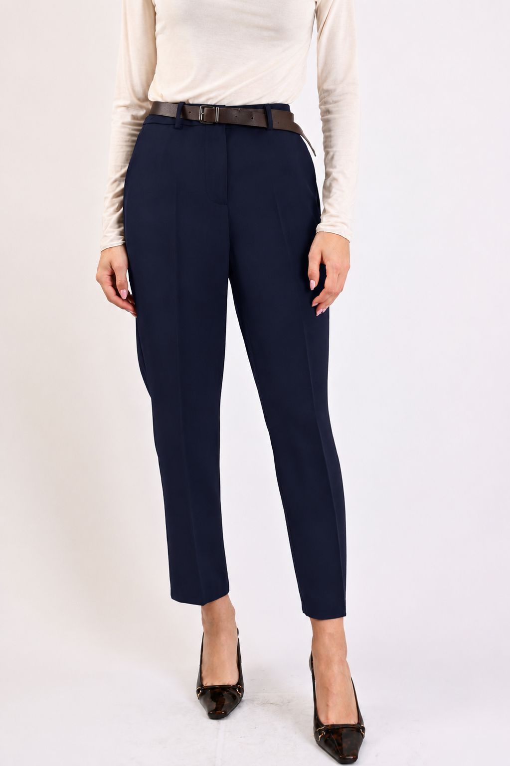 063e5ab5-f78f-4930-b89d-99b0359ff939 PANTALONI DA COMPLETO IN CADY - Blue, S