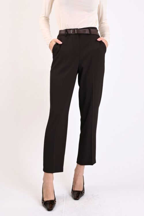 Alternative view of PANTALONI DA COMPLETO IN CADY