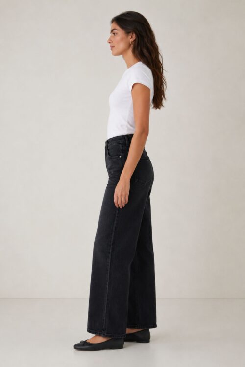 Alternative view of JEANS NERI A PALAZZO