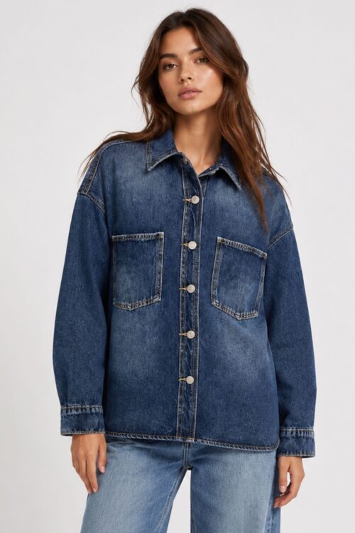 CAMICIA OVER DI JEANS