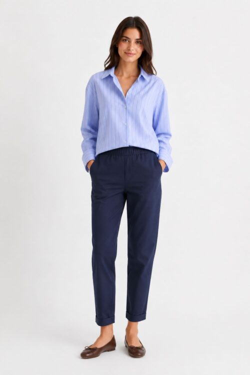 PANTALONI CHINO CON TASCHE
