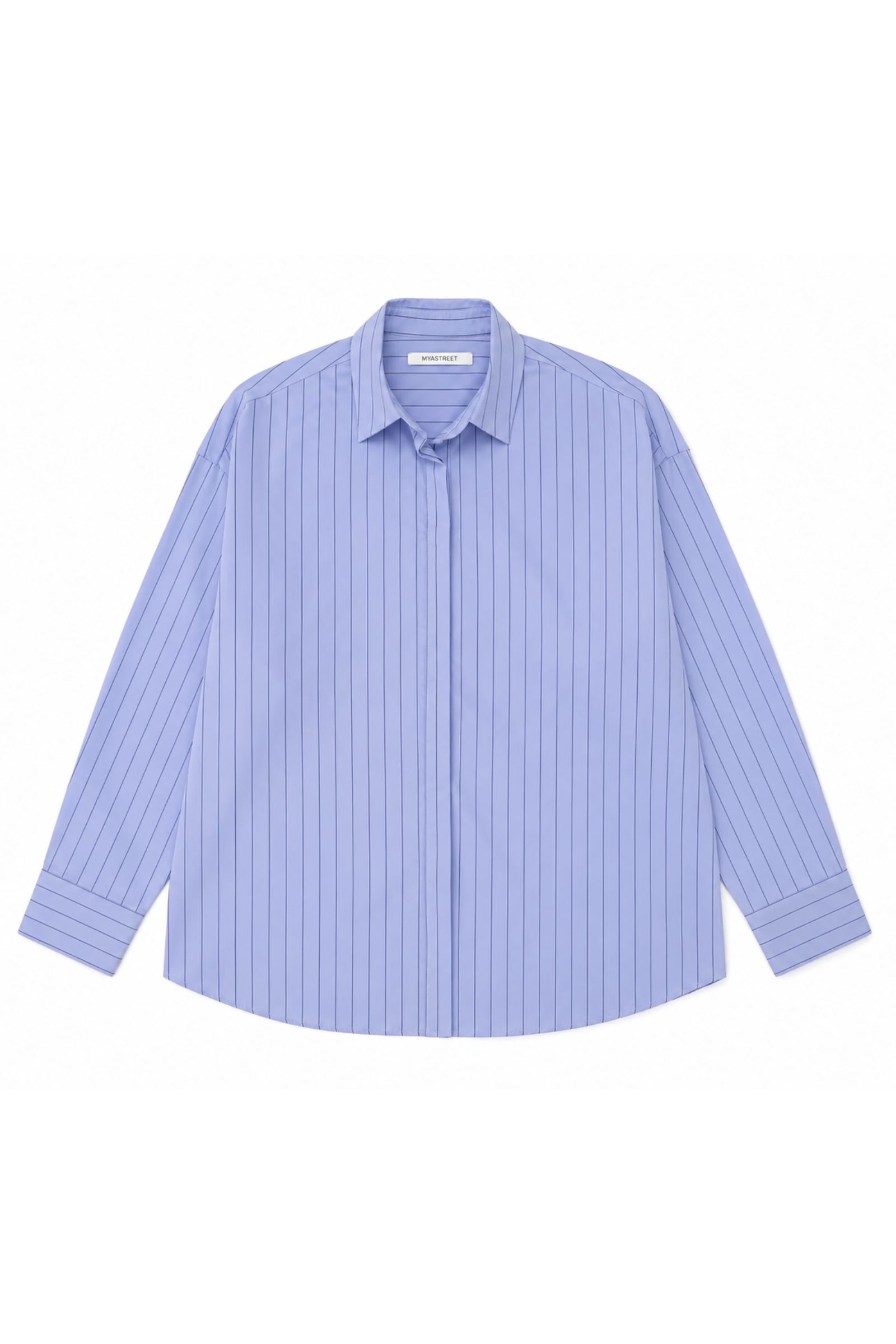 151 CAMICIA A RIGHE - Azzurro, TU