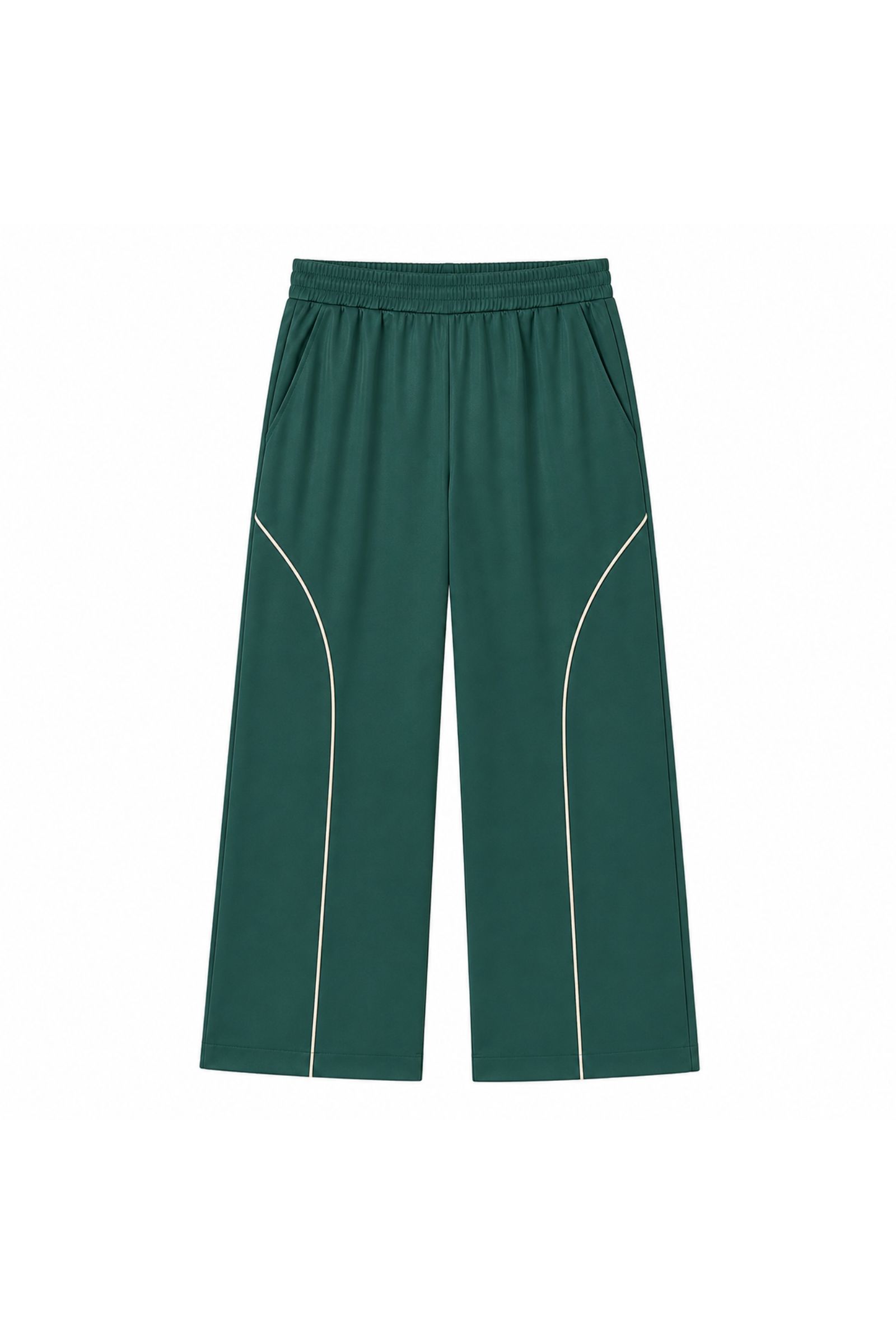 20 PANTALONI IN TESSUTO ACETATO - Πράσινος, S