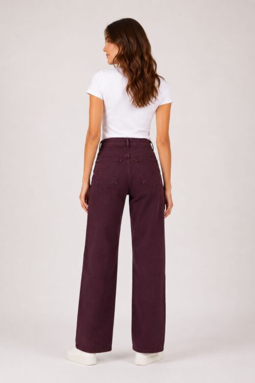 Alternative view of PANTALONI JEANS COLORATI CARROT FIT