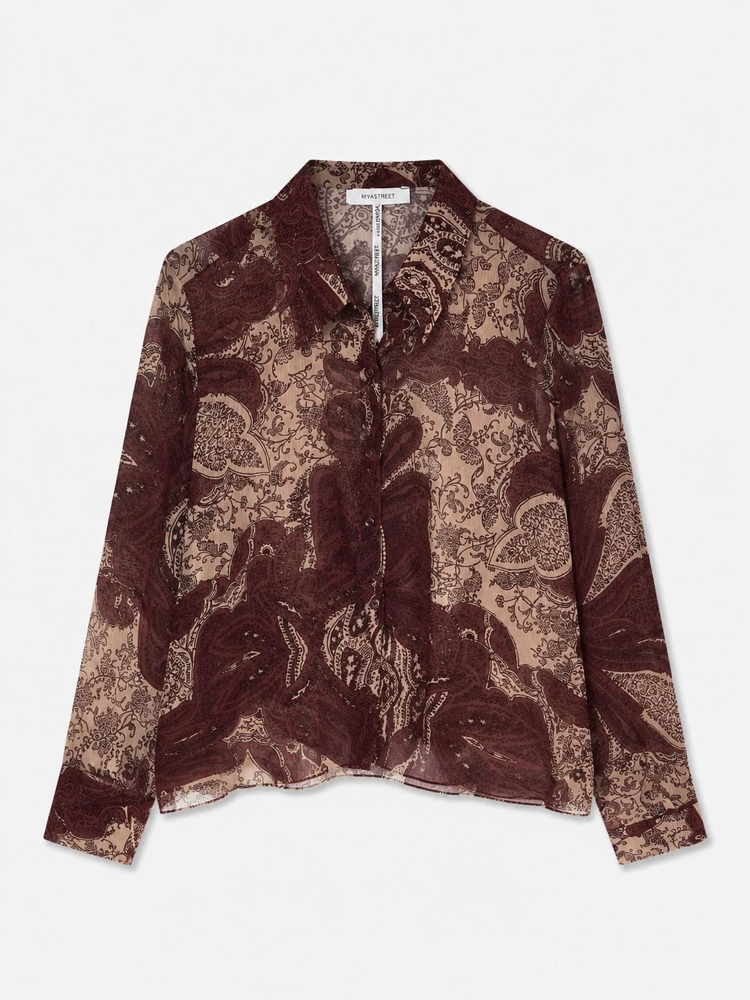 30997315-0c50-4e10-92d7-d2732d3fbf06 CAMICIA FANTASIA PAISLEY - Vino, S