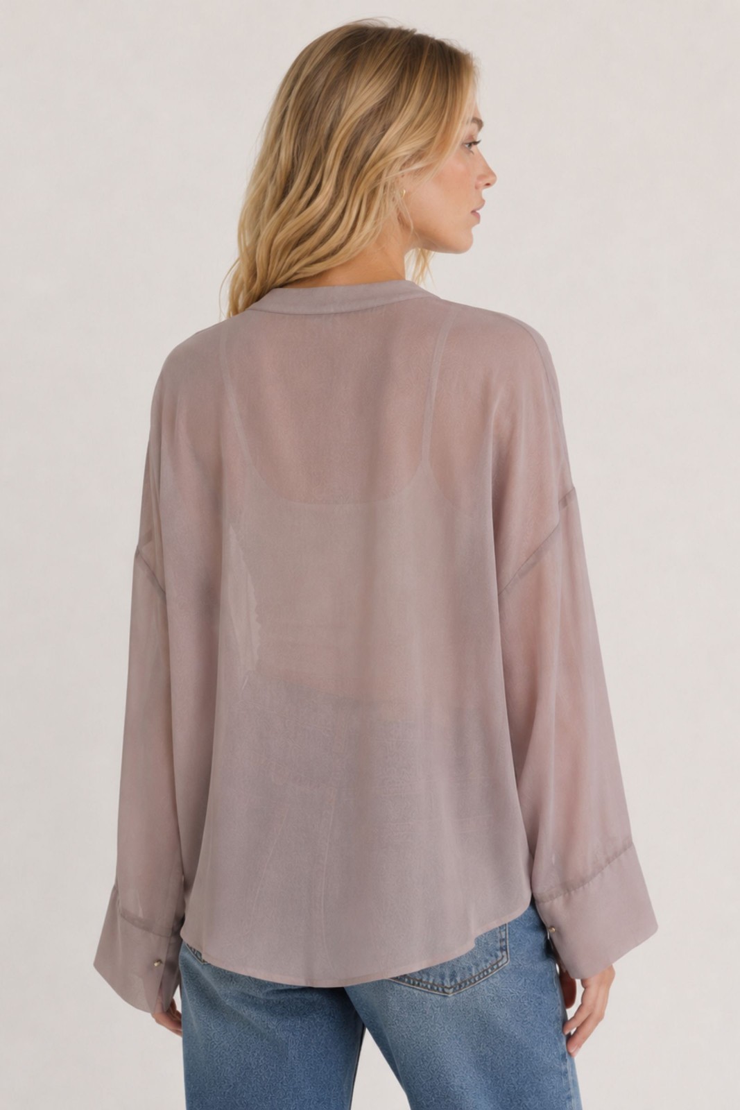 BLUSA CON CHIUSURA ORIENTAL STYLE - immagine 3