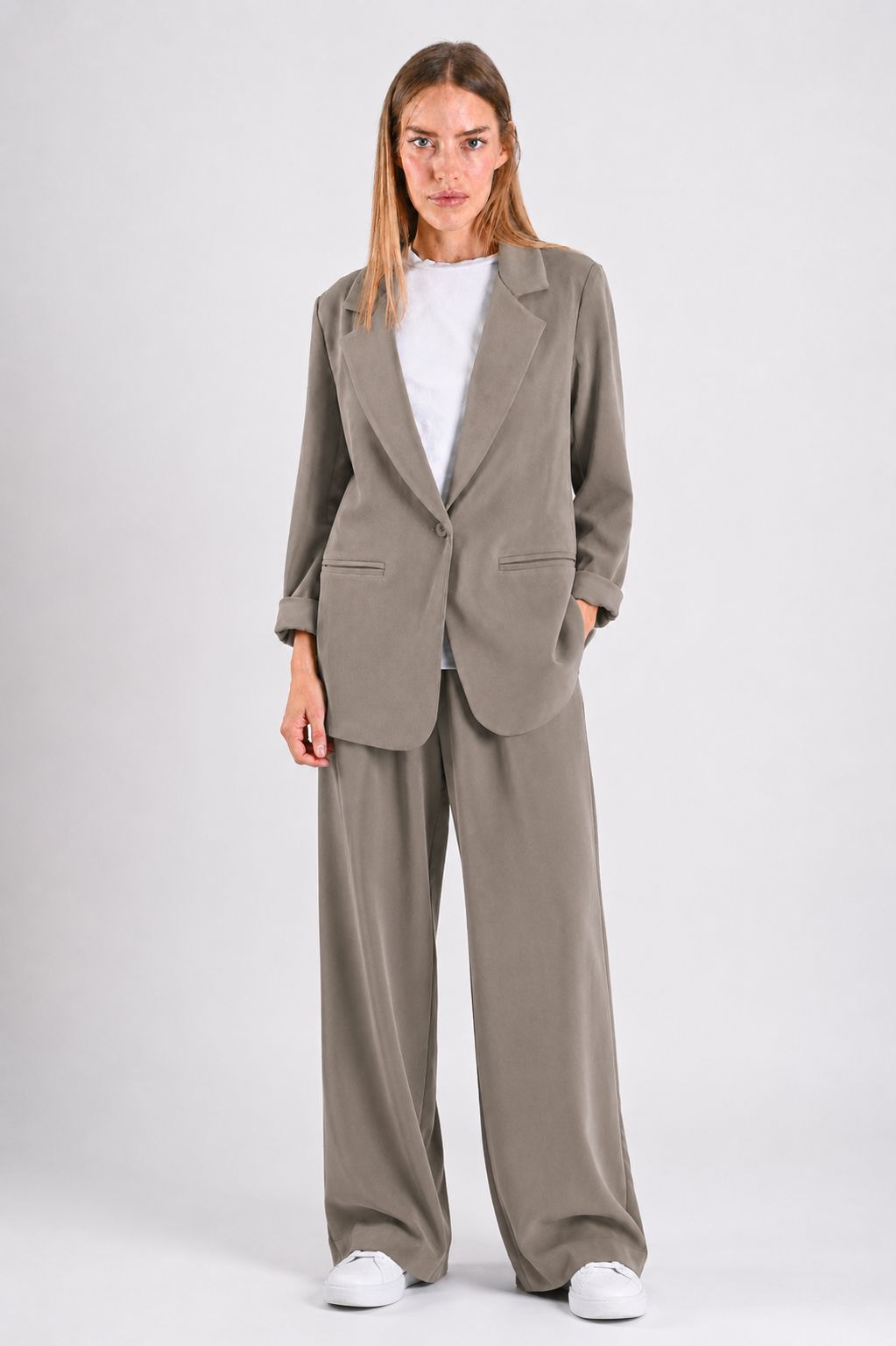 407a9c91-fa7d-4d58-9f26-ef36c98bf7ab PANTALONE PALAZZO IN TESSUTO MORBIDO EFFETTO TUTA - Dreck, XL