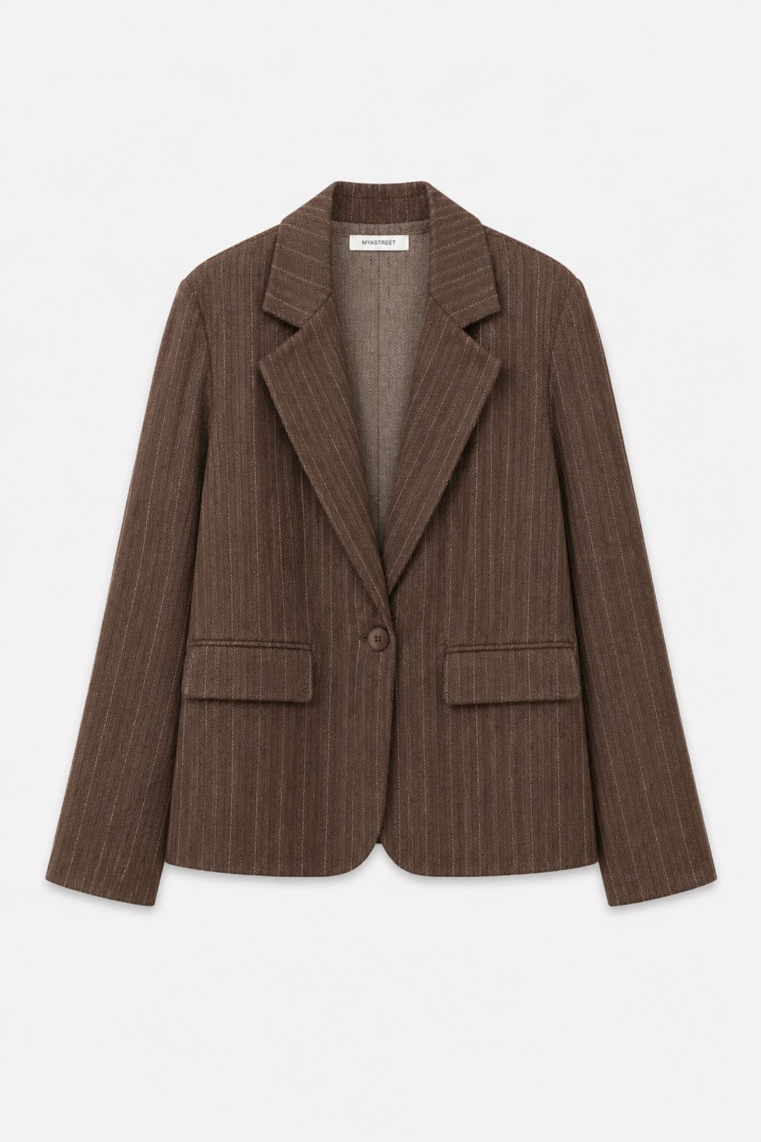 60 GIACCA BLAZER GESSATA IN TESSUTO COMFORT - Moro, S