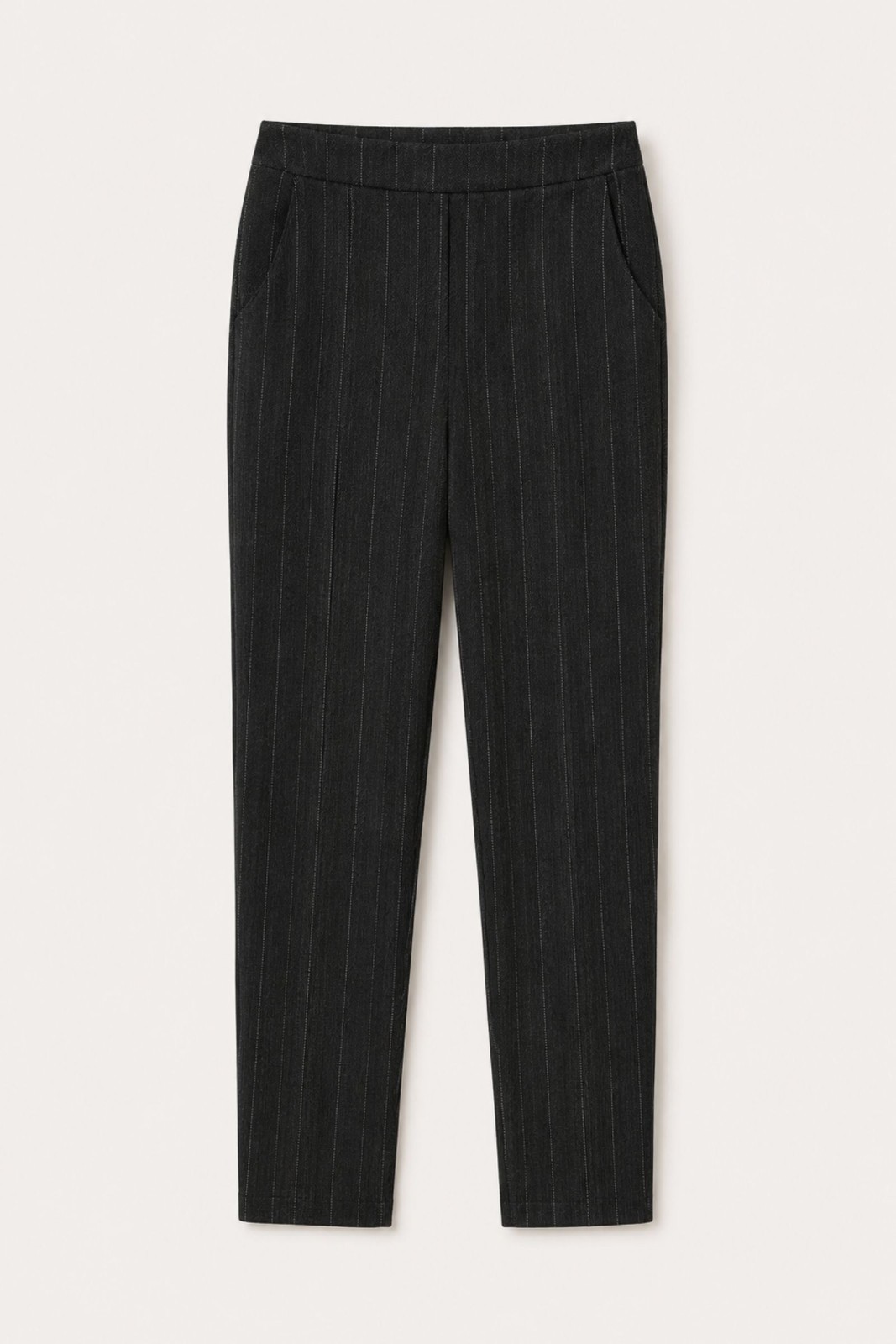 69 PANTALONE GESSATO IN TESSUTO COMFORT - Nero, XS