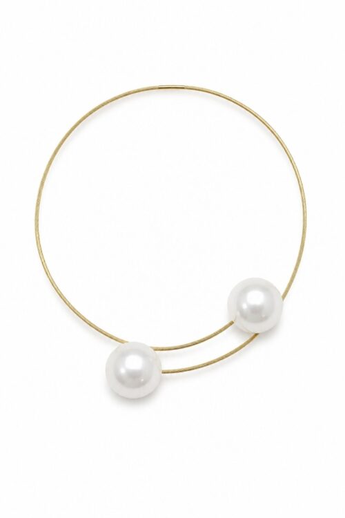 COLLANA CHOCKER CON PERLE MAXI